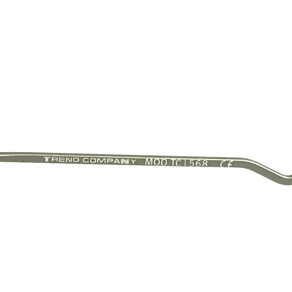 Trend Company Eyeglasses Frames MOD TC1568 Col. 1 Silver Modern MCM 50-17-130